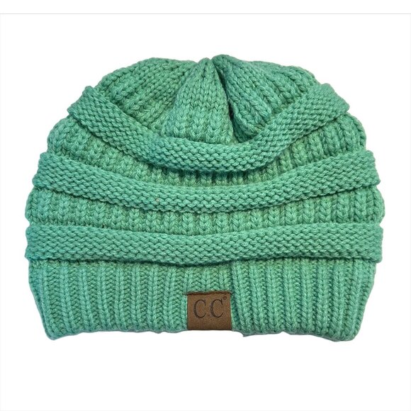 CC Beanie - Classic Fit -‎ mint green - EUC - Picture 1 of 4